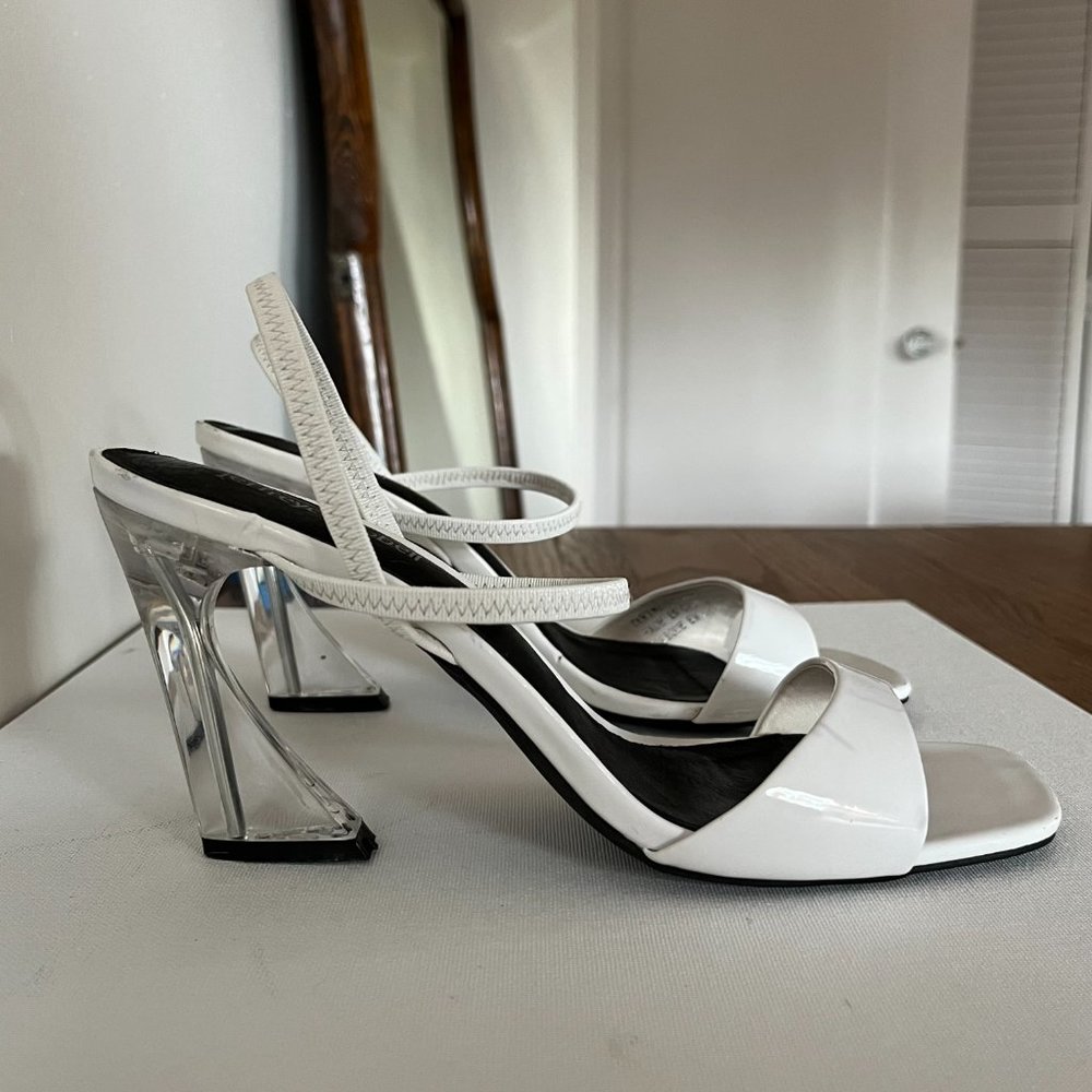 Jeffrey Campbell | Carine Sandal in White | Size 9.5 - Picture 7 of 12